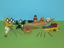 playmobil Eskimos mit Kajak &