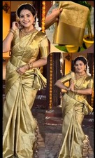 Golden Saree Sari