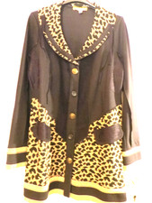 BIBA  Jersey  Blazer-Mantel