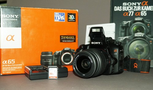 Sony alpha slt - slt-a65vl, 24.3mp