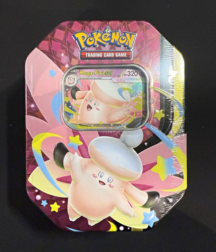 Pokémon mega pixi tin - tin, box