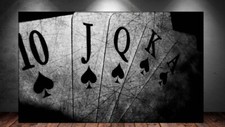 LEINWAND BILD ER XXL POKER