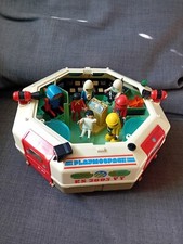 PLAYMOBIL - Raumschiff  1980er  - 3536 - Gebraucht. 7 Figuren. Kuppel fehlt