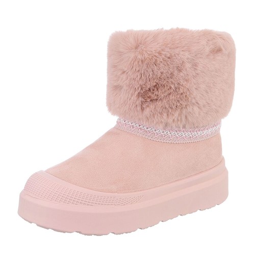 Damen snowboots mit dekofell - snowboots,