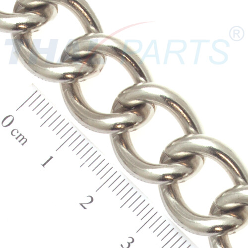 10m gourmettekette 5mm - gourmettekette, 3,5mm