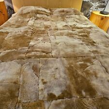 Toscana Lammfelldecke Beige