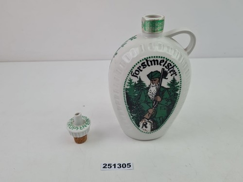 Flasche forstmeister porzellan - flasche,