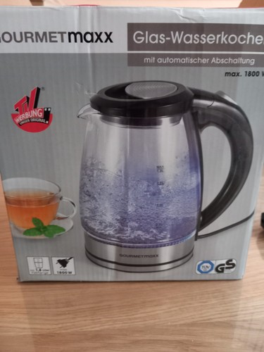 Gourmetmaxx glas wasserkocher - glas,