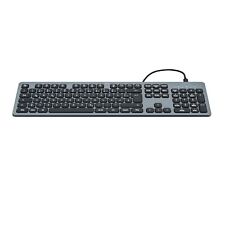 Hama PC Tastatur CK-400 kabelgebunden USB Keyboard DE QWERTZ beleuchtet Schwarz