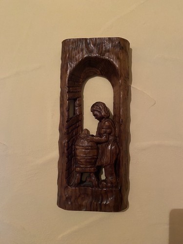 Holz relief geschnitzt - relief,