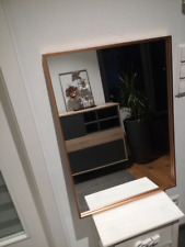 Casa Chic Spiegel mit Metallrahmen, Rosegold, 90 x 50 x 2,4 cm, wie neu