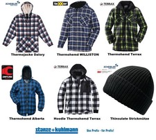 Holzfäller Thermojacke Thermohemd Thinsulate Strickmütze Scheibler TeXXor TeRRax