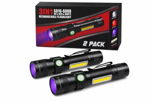 Taschenlampe led 3in1 - 2x, uv