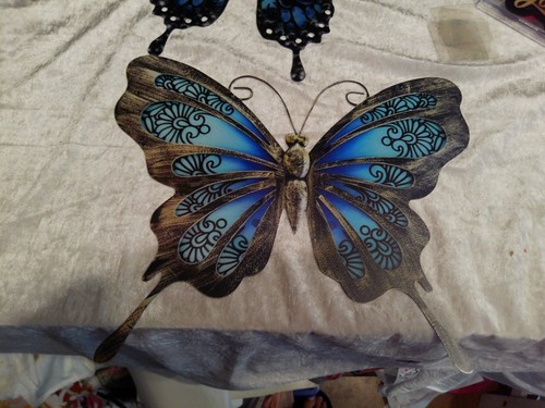 Wand-Deko/Schmetterling/schwar