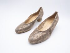 Fasan Damen Pumps Absatzschuh Freizeitschuh Leder gold Gr. 41 EU Art. 2518-99