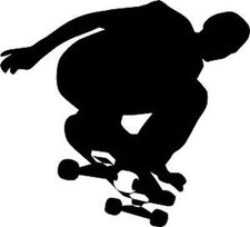 SK21 Skateboard Aufkleber