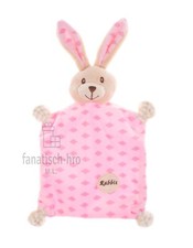 KIK ergee Schmusetuch Hase rosa Kuscheltuch Schnuffeltuch rabbit Baby Spieltier
