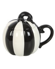 Schwarz-Weiß gestreifter