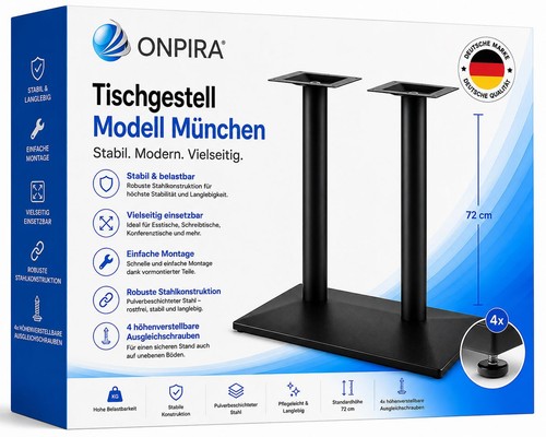 Tischgestell doppel - tischgestell,