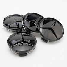 4x 75mm Nabendeckel Radkappe Felgenabdeckel Radnabendeckel Für Mercedes Benz