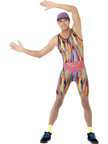 Aerobic lehrer kostüm - aerobic,