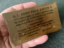 Edible wwii ration bar - wwii,