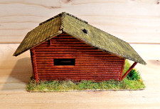 #b064 DIORAMA " HOLZHÜTTE  /