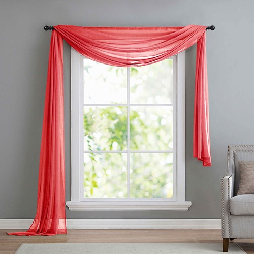 Voile querbehang - voile,