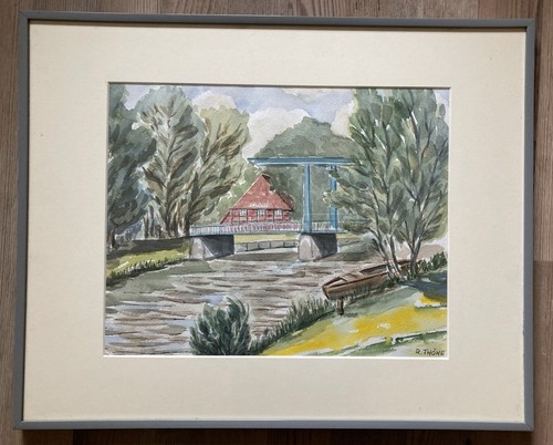 Handgemalt aquarell bild - aquarell,