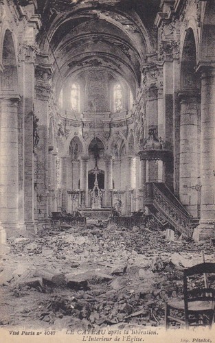 Postkarte wwi paris cateau - paris,