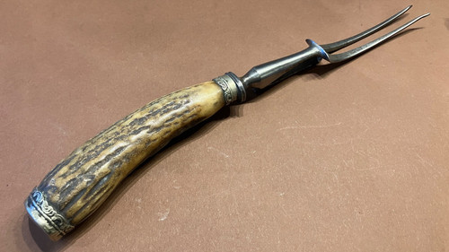 Antik jagd besteck gabel - antik,