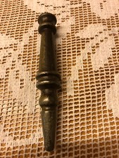 Antiker Metall-Griff + Holz mit Stoff für Schleuderstab/Schleuderstange um 1900!