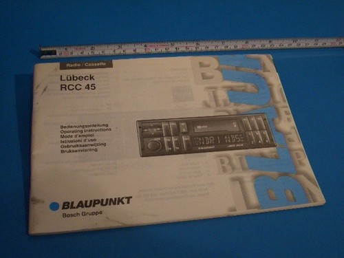 Bedienungsanleitung blaupunkt - bedienungsanleitung,