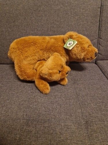 Wwf bär mit baby plüsch - baby,