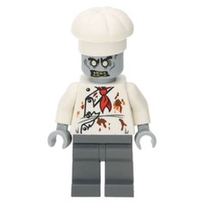 LEGO Minifigur Zombie Koch -