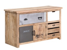 Waschtisch pune massiv holz - waschtisch,