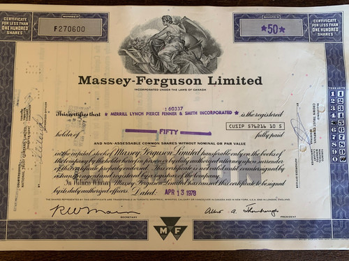Massey ferguson limited alte - massey,
