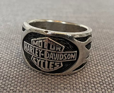 Silber Ring Biker Motor Harley Davidson Cycles aus Silber 925 Ringgröße 64