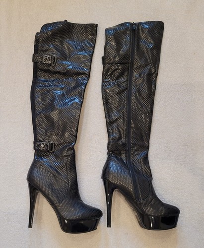 Elegante overkneestiefel mit - elegante,