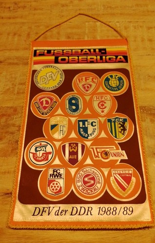 Wimpel ddr fußball oberliga - wimpel,