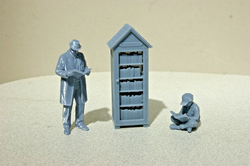 Bücherbox komplette szene - komplette,