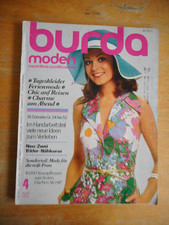 burda moden, April 1973, mit Schnittbögen