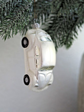 Christbaumschmuck - weißes Auto  - Hänger - Weihnachten