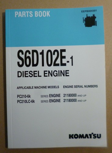 Komatsu dieselmotor s6d102e - komatsu, s6d102e-1