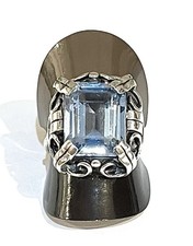925 silberring mit - 925/-,