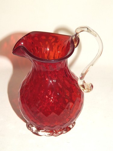 Kännchen murano glas rubinrot - glas,