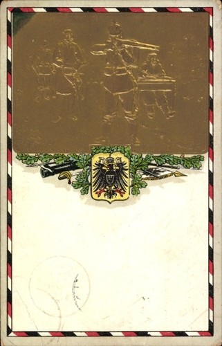 Präge wappen deutsches - präge, ak