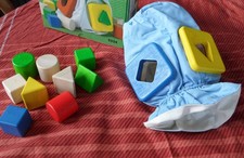 PLAN TOYS Kleinkindwelt Holzspielzeug Sortiersäckchen, neu, in OVP