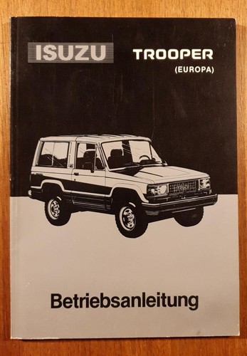 Isuzu trooper 6i 2 - isuzu,