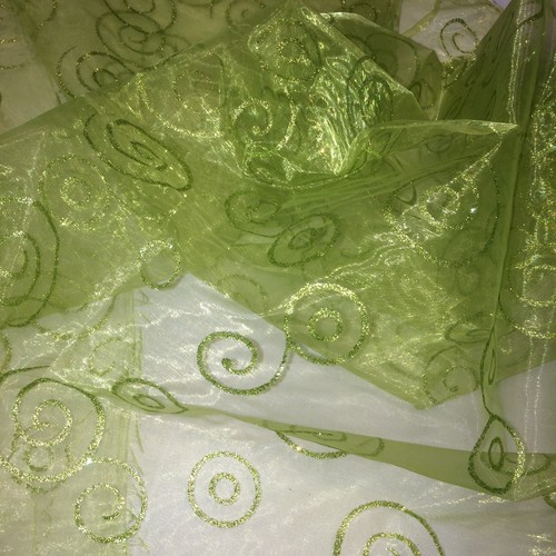Organza glitzer fantasy - organza, in